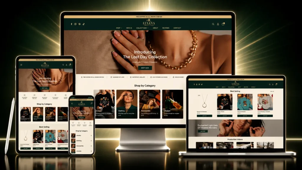 Luleva website by DGVAS