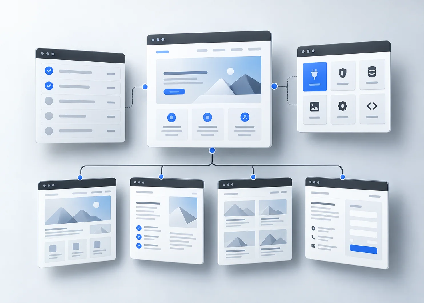 Illustrative WordPress discovery, website audit, sitemap and plugin planning